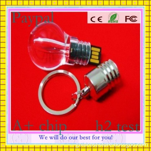 Safe Payment Light Bulb Shape USB Flash Drive (GC-H008)